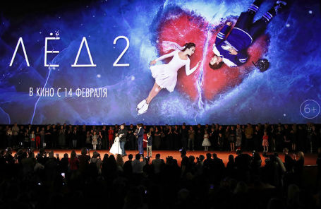 На премьере фильма «Лед 2» режиссера Жоры Крыжовникова в кинотеатре «Октябрь».