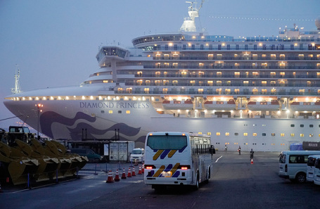 Лайнер Diamond Princess.