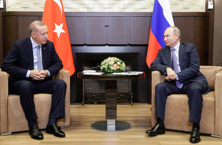 Владимир Путин и Реджеп Тайип Эрдоган.