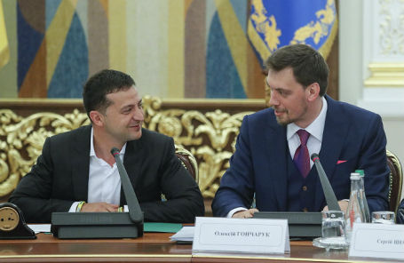 Владимир Зеленский и Алексей Гончарук.