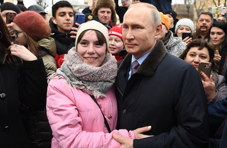 Владимир Путин во время рабочей поездки в Ивановскую область.