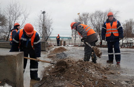 Участок строительства Юго-Восточной хорды.