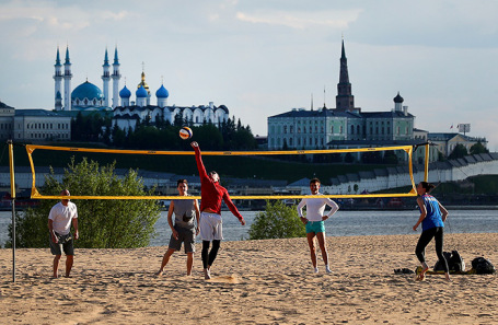 Казань во время ослабления режима самоизоляции.