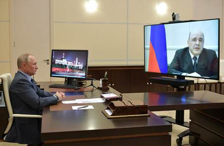 Владимир Путин и Михаил Мишустин.