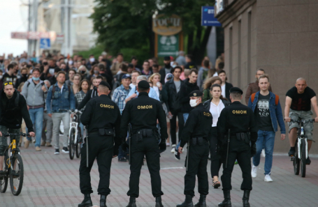 Акция протеста в Минске.