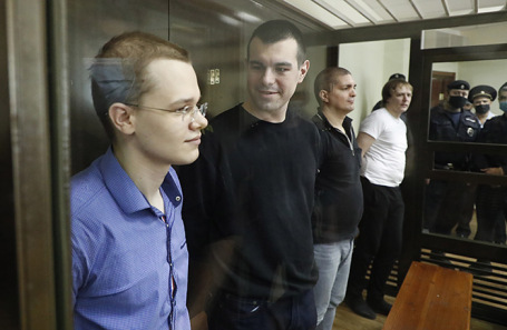 Вячеслав Крюков, Руслан Костыленков, Петр Карамзин и Дмитрий Полетаев (слева направо).