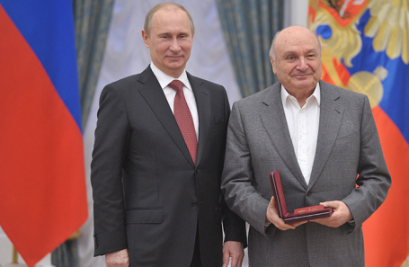 Владимир Путин и Михаил Жванецкий, 2012 год.