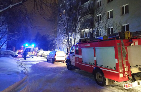 Спецслужбы на месте происшествия в Екатеринбурге.
