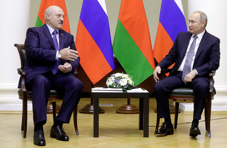 Александр Лукашенко и Владимир Путин.