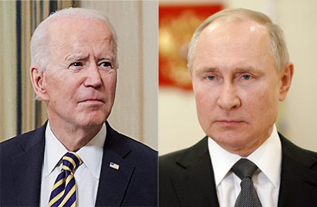 Джо Байден и Владимир Путин.