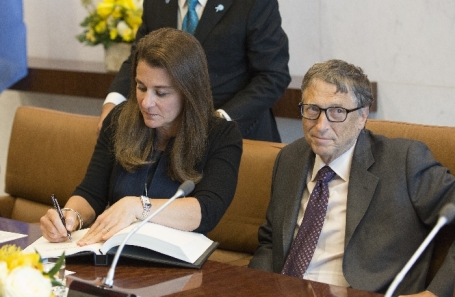 Билл Гейтс с супругой Мелиндой.