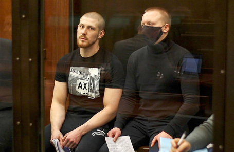 Бывшие сотрудники МВД России Максим Уметбаев и Роман Феофанов (слева направо).