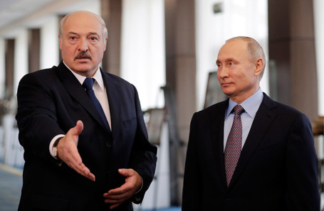 Александр Лукашенко и Владимир Путин.