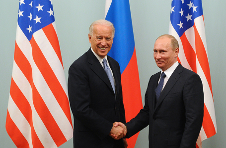 Джо Байден и Владимир Путин.