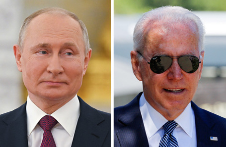 Владимир Путин. Джо Байден.