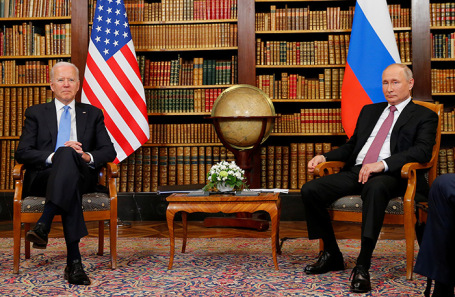 Джозеф Байден и Владимир Путин.