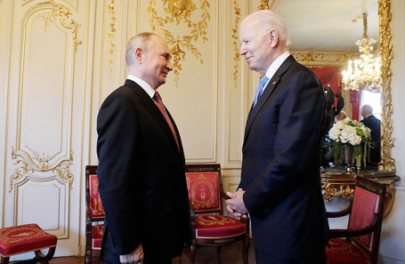 Владимир Путин и Джо Байден.