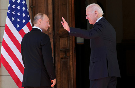 Владимир Путин и Джо Байден.