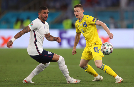 1/4 финала чемпионата Европы по футболу — 2020: Украина — Англия.