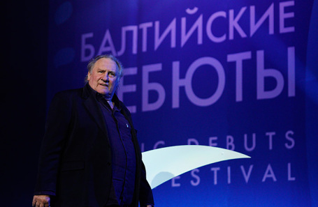 Жерар Депардье на открытии фестиваля.