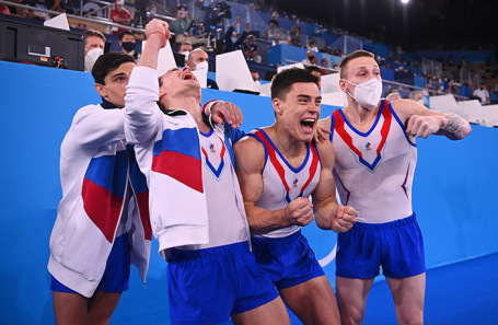 Артур Далалоян, Давид Белявский, Денис Аблязин и Никита Нагорный (слева направо).