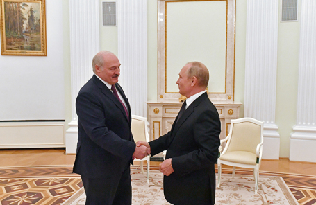 Владимир Путин и Александр Лукашенко.