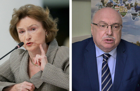 Наталья Нарочницкая и Владимир Журавлев.