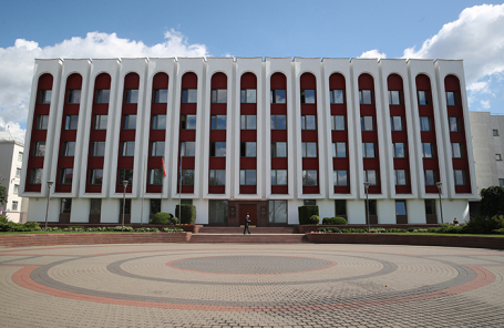 Здание Министерства иностранных дел Белоруссии в Минске.