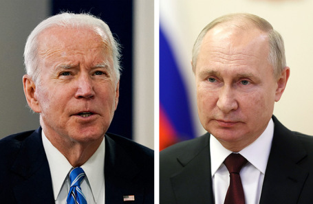 Джо Байден и Владимир Путин.