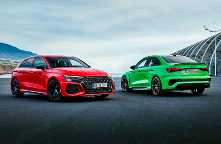 «Заряженные» седан и хэтчбек Audi RS3 ожидаются в первом квартале.