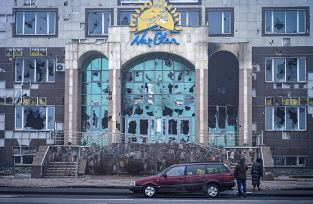 Последствия беспорядков в Алма-Ате.