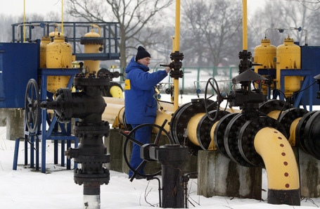 Распределительная газовая станция под Варшавой.