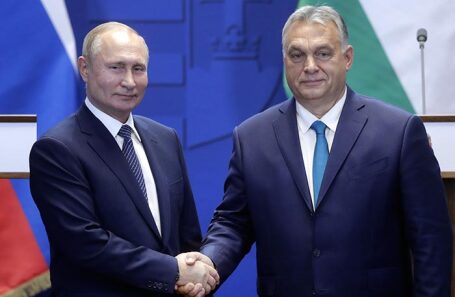 Президент России Владимир Путин и премьер-министр Венгрии Виктор Орбан. Архив.