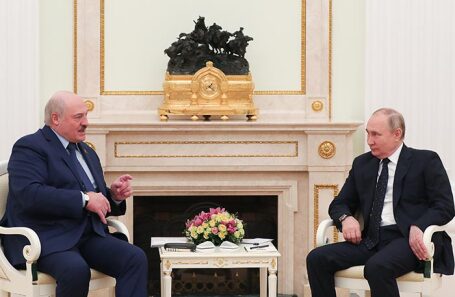 Александр Лукашенко и Владимир Путин.