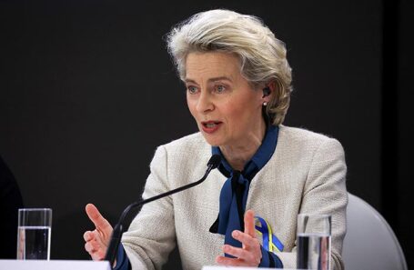 Глава Еврокомиссии Урсула фон дер Ляйен.