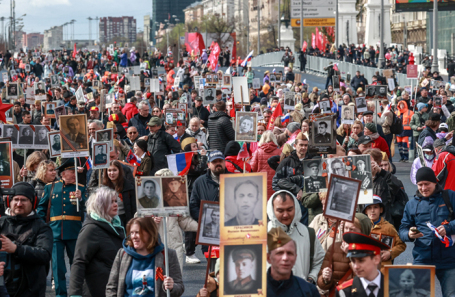 Бессмертный полк количество людей