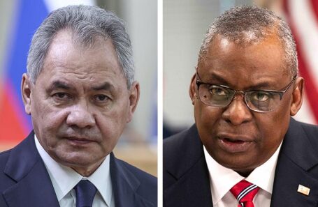 Сергей Шойгу. Ллойд Остин.