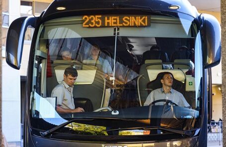 Автовокзал на набережной Обводного канала. Санкт-Петербург.