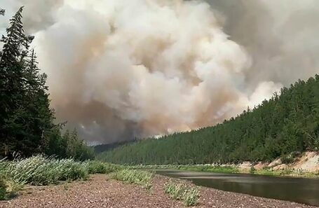 Лесные пожары в Якутии.