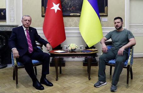 Реджеп Тайип Эрдоган и Владимир Зеленский.