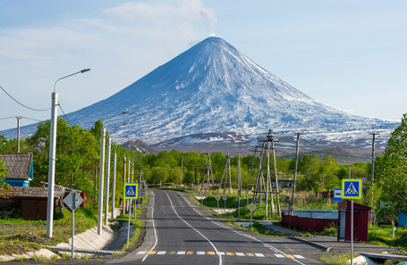 Ключевской вулкан.