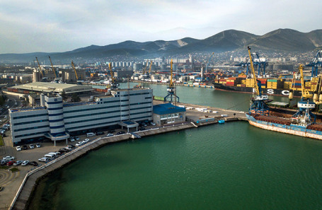 Новороссийский порт.