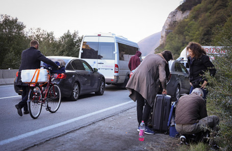Ситуация на российско-грузинской границе.