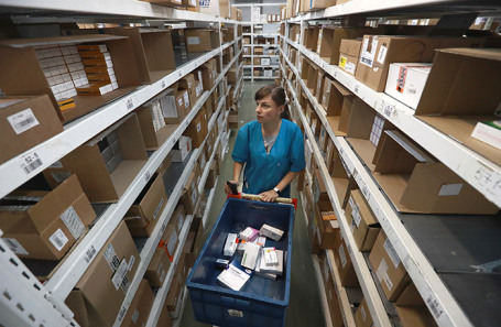 Склад лекарственных препаратов в Москве. Архив.