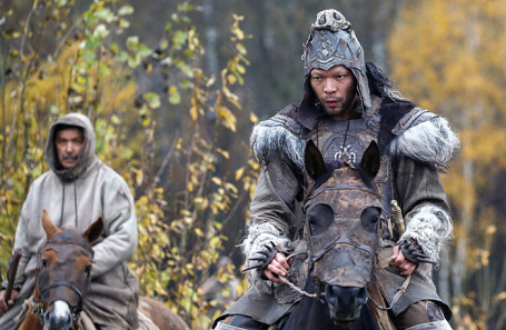 На съемках кинофильма «Сердце Пармы».