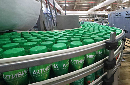Молочный комбинат Danone в подмосковном Чехове.