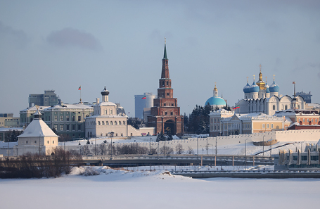 Вид на Казанский кремль.