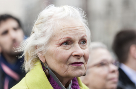 Вивьен Вествуд во время забастовки младших врачей в Лондоне.