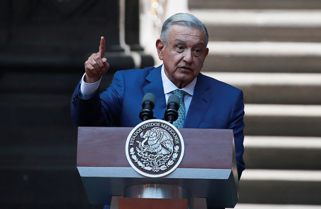 Президент Мексики Андрес Мануэль Лопес Обрадор.