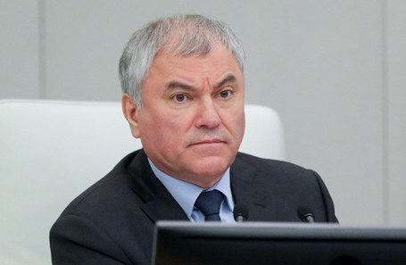 Спикер Госдумы Вячеслав Володин.